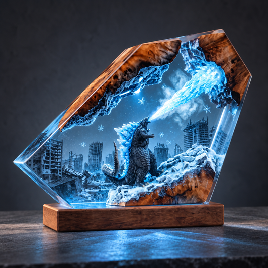Atomic Monster Resin Lamp - Giant Beast Night Light