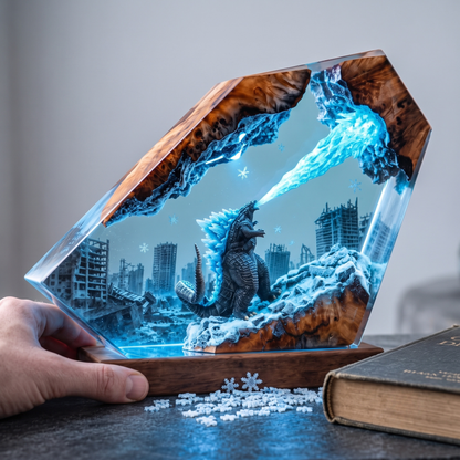 Atomic Monster Resin Lamp - Giant Beast Night Light