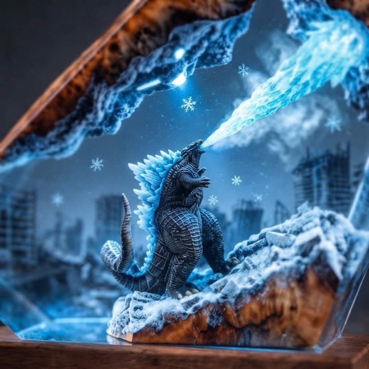 Atomic Monster Resin Lamp - Giant Beast Night Light