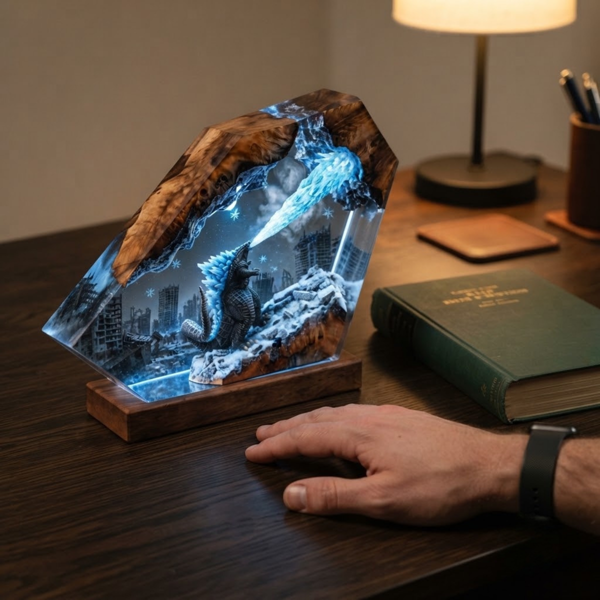 Atomic Monster Resin Lamp - Giant Beast Night Light