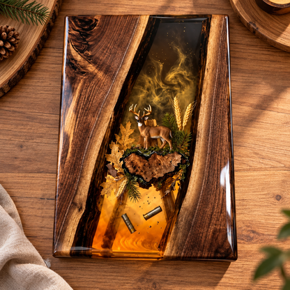 Personalized Deer Resin Board