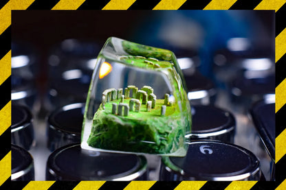 Stonehenge Resin Artisan Keycap, Ancient Wonder Design for Mechanical Keyboard, Handmade Gaming Keycap