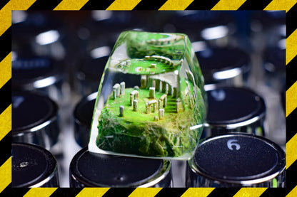 Stonehenge Resin Artisan Keycap, Ancient Wonder Design for Mechanical Keyboard, Handmade Gaming Keycap